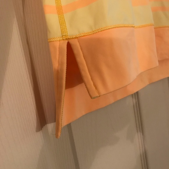 Lululemon Warm Up Crew Ocean Stripe Yellow/Orange - Picture 4 of 7